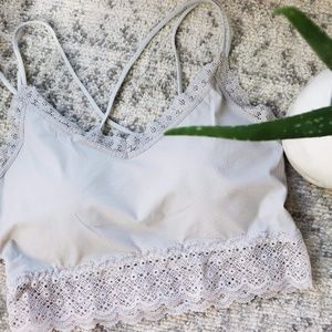 Lace Bralette - Clay
